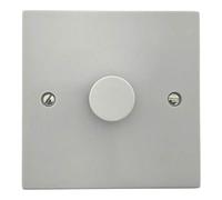 1 GANG 2 WAY 400 WATT WHITE WALL LIGHT SWITCH NO DE-RATING DIMMER D400-1G