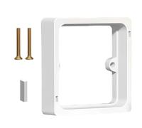 1-Gang 20mm White Socket Spacer, ABS Single Light Switch Spacer, Wall Box Extender for Electrical Installations, DIY and Home Renovation Projects