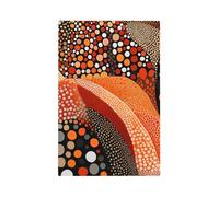 1 Gang Blank Wall Plate Decorative Switchplate, Abstract Wave Point Art Colorful Light Switch Cover for Bedroom Living Room Decor