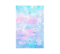 1 Gang Blank Wall Plate Decorative Switchplate, Colorful Glitter Shines Brightly Light Switch Cover for Bedroom Living Room Decor
