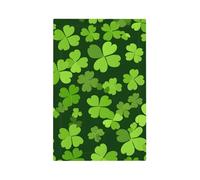 1 Gang Blank Wall Plate Decorative Switchplate, St. Patrick's Day Four Leaf Clover Light Switch Cover for Bedroom Living Room Decor