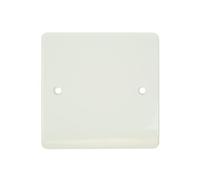 Click Scolmore Mode 1 Gang Blanking Plate Polar White - CMA060