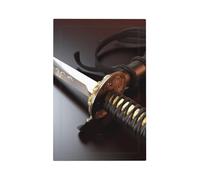 1-Gang Decorator Wall Plate Japan Samurai Sword Light Switch Cover Single Gang Receptacle Outlet Wall Plate Mid Size 5" x 3" Wallplate Unbreakable Polycarbonate Outlet Faceplates Covers