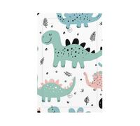 1 Gang Light Switch Cover Blank Cover Wall Plate, Cartoon Dinosaur Wild Animals Unbreakable Thermoplastic Faceplate for Bathroom Bedroom Decor