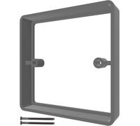 1 Gang Socket Extender 20mm Wall Box Spacer UK Back Box (Grey)
