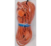 1 Gang Unswitched Extension Lead 25m Orange Cable 13a 240v Impact Socket