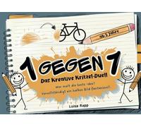 1 gegen 1 - Das kreative Kritzel-Duell: Wer malt die beste Idee? Vervollständigt ein halbes Bild fantasievoll. „Das ist kein“ Malbuch | Challenge für Freunde + Geschwister zum Weiterdenken, ab 5 Jahre