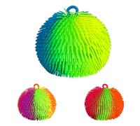 1 Giant Jiggly Puffer Ball - 7.5" Sensory Stress Ball, Squishy Fidget Toys for Children, 19cm Ball, Colour Sent at Random (2 Mulitcolour Balls)
