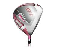 #1 Golf Driver 16 Degree Loft Lightweight Graphite Shaft Club High Handicap Wooden Pole for Right Hand Junior Golfers Training (Pink,age 12-16)