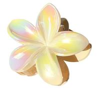 1. Gradual Color Floral Butterfly Hair Clip Lightweight For Women Girls Party Daily Use Resin Egg Flower Hair Barrettes Lightweight