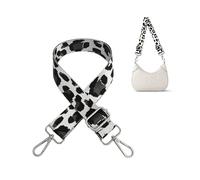 1 Gray Leopard Print Shoulder Strap, Adjustable Backpack Strap, 3.8cm Wide Shoulder Strap, Suitable for Waist Bag, Crossbody Bag, Mobile Phone, Water Bottle Protective Cover