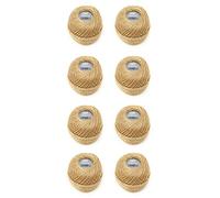 1- GRUNDL-Glitter UNI YAR-Pack of 8 BALLS-8201