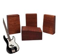 1 Guitar Floating Tremolo Slider - Mahogany Tremolo Slider, Guitar Tool | 4 Sizes Wooden Floating Tremolo Wedge, Multifunctional String Changing Tools, Easy Set Up Guitar Accessories for Sound