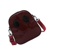 1. Halloween Skull Print Crossbody Bag PU Lightweight Adjustable Strap For Party Daily Essentials Skull Purse
