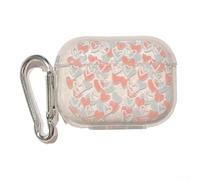 1* Headset Protective Case Ful Heart Earphone Cove Glitter Silicone Cover Note Not Include The Earphone (pro 2 4)