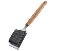 1. Heavy Duty Steel Wire Grill Brush With Wood Handle Rust Scrubber For BBQ Grates & Stubborn Greases Wooden Handle Grill Brush Steel Scraper