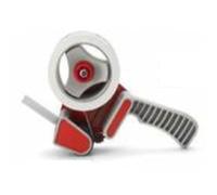 1 HEAVY DUTY STRONG TAPE GUN HAND DISPENSER + 3 ROLLS OF CLEAR PARCEL TAPE - FITS 2" 50mm WIDE ROLLS - BOX SEALER SEALING PACKAGING PACKING POSTAL MAILING WAREHOUSE GENERAL SUPPLIES
