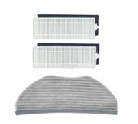 1 Hepa Filter + 1 Mop Cloth Rag + 2 Essential Accessories For The Robot Vacuum Cleaner Side Brush. Compatible With Mijia G1 MJSTG1 (Color : KT-2)
