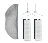 1 Hepa Filter + 1 Mop Cloth Rag + 2 Essential Accessories For The Robot Vacuum Cleaner Side Brush. Compatible With Mijia G1 MJSTG1 (Color : KT-3)