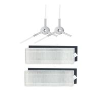 1 Hepa Filter + 1 Mop Cloth Rag + 2 Essential Accessories For The Robot Vacuum Cleaner Side Brush. Compatible With Mijia G1 MJSTG1 (Color : KT-1)