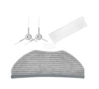1 Hepa Filter + 1 Mop Cloth Rag + 2 Essential Accessories For The Robot Vacuum Cleaner Side Brush. Compatible With Mijia G1 MJSTG1 (Color : 4PCS)