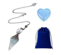 1 Hexagonal Crystal Pendant and 1 Heart-Shaped Crystal, Equipped with 1 Storage Bag, Creative Jewelry, Exquisite Crafts, Crystal Jewelry