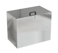 1 Horse Feed Bin Lockable Animal Food Storage Galvanised Metal Seed Grain Box Case
