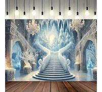 1 Ice and Palace Staircase Photography Banner - Suitable for birthdays festivals parties multiple sizes to choose from