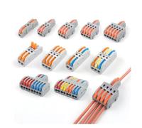 1 in multiple out Quick Wiring Connector Splitter wiring cable Push-in Can Combined Butt Home Terminal Block SPL 222 IDGTTLDF(222M)