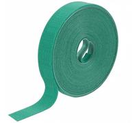 1 in x 32 Ft Green Hook and Loop Roll, Double-Sided Self-Gripping Straps for Cable Management, Cut to Length, Reusable Wire Organizer Ties Cord Strips Wrap Fasteners Tape for Home Office Data Center