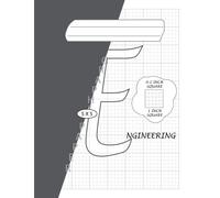 (1 inch - 1/5 inch) Graph Paper 5 Squares Per Inch: Engineering Graphing Paper White | 5x5 Grid Paper | 0.2in Grid Spacing | Large - Letter Size 8.5 x 11 | 55 Sheets - 110 Pages | Double Sided