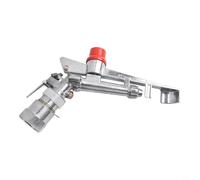 1-Inch Adjustable Irrigation Sprinkler for Large-Area Farm & Garden Use - Zinc Alloy Construction, 20-26 m Spray Radius, 7-10.2 m³/h