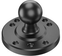 1 inch Aluminum Alloy Ball Mount Base with 7-Hole AMPS Round Plate Mounting Adapter Compatible with RAM Mounts B Size Double Socket Arm and Devices