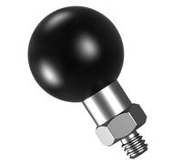 1 inch ball adapter, with 1/4 inch - 20 thread posts for action camera and camcorder compatible with RAM mounts B size 1 inch ball double base arm, adapter, action camera, camcorder, thread post for