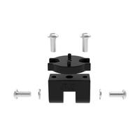 1 Inch Ball Head Adapter 22mm Bar Mount Compatible With Devices Action Cams Cams And Bike Holders Fits SP Connect Style And Quad Lock Style Systems With AMPS Holes(Type 2)