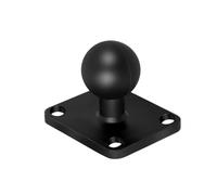 1 Inch Ball Head Adapter, Mount Base With 4 Mounting Holes, RAM Mount Square Base, 360 Degree Connector for Bicycle/Motorcycle/GPS