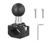 1 Inch Ball Head Handlebar Mount, RAM Ball Head Adapter with U-bolt Mounting Base, 25.4 mm/1" Aluminum Alloy Ram Mount Ball Base, Motorcycle Bicycle Handlebar Mount Clamp with Ball Connector