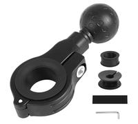 1 inch Ball Mount Accessories Stainless Steel motorcycle handlebar mount Adapter Suitable for Handlebars 0.5 inch to 1.26 inch Compatible with RAM Bracket Arm Systems Phone Holder Camera