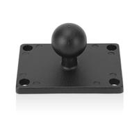 1 Inch Ball Mount Universal Aluminum Alloy AMPS Square Plate with AMPS Hole forRAM Mounts B Size Ball Double Socket Arms