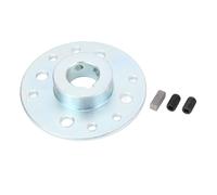 1 Inch Bore Rear Sprocket Brake Hub Adapter with 1/4 Inch Keyway, Rear Axle Rod Brake Drum Mounting, Axle Hub for Go Kart