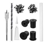 1 inch Cable Routing kit for starlink,4pcs wall Grommet Bushing starlink Masonry Routing kit Including Threading Cables Tool Through wall for Star Link Cable routers ethernet Adapter