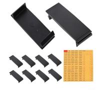 1 Inch Circuit Breaker Filler Plates for Load Centre - 10 Pack Blanking Modules DIN Rail Mount Compatible with for ge for siemens Distribution Board Electrical Panel Cover Black