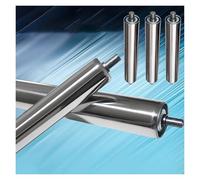 1 Inch Conveyor Rollers5 Pack Roller Set for Smooth Material Transmission 25mm Diameter 450mm Length Perfect for Woodworking Roller Stands & Projects