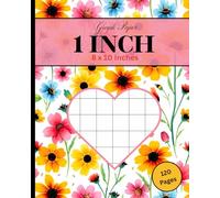 1 inch graph paper: 1 inch graph paper notebook,1 inch graph paper sheets,1 inch graph paper large,graph paper notebook 1 inch squares,large graph ... grid,graph paper 1 inch squares loose leaf,