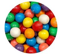 1 Inch Gumballs for Gumball Machine, Approx. 55 Pieces, 1lb Bulk Bag, Large Gumballs, Dubble Bubble Assorted Fruit Flavored Bubble Gum, Gumball Machine Refills