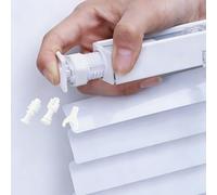 1 Inch Mini Blinds For Windows, Cordless Aluminum Shades Room DarkeningWaterproof Metal Venetian Blinds For Home Office, Horizontal Window Mini Blind Easy To Install(Cream)