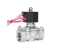 1 inch Normally Closed Stainless Steel Valve DN25 Waterproof Valve 24V 12V 220V 110V(G_12VDC_NBR-Seal)