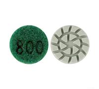 1 inch Polishing System for Stone and Concrete with Step by Step Grit Progression from 50 to 3000 for Professional Finish (800 Grit )