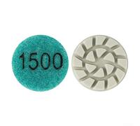 1 inch Polishing System for Stone and Concrete with Step by Step Grit Progression from 50 to 3000 for Professional Finish (1500 Grit )