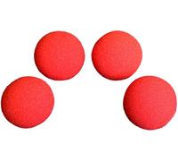 1 inch Regular Sponge Ball (Red) Pack of 4 from Magic by Gosh